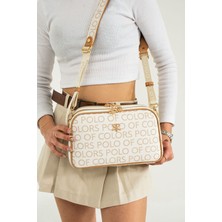 Just Polo Kadın 5 Bölmeli Ayarlanabilir Uzun Askılı Postacı Omuz Çantası 28X17CM PBU3011