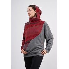 Thecatu Tasarim Unisex  Kapşonlu Sweat Shirt 001