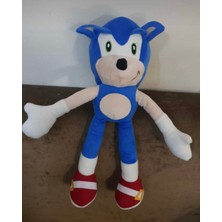 Toprock Store Sonic Peluş Oyuncak Organic Kumaş 45 cm