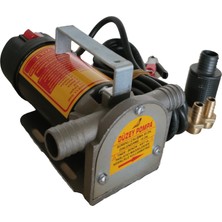 DÜZEY 12 VOLT 1'' HORTUM ÇIKIŞLI DIŞTAN ÇEKME MAZOT AKTARMA(SIVI TRANSFER) POMPASI(SU,SÜT,ZEYTİNYAĞ)