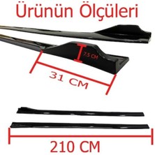 Oto Çizgi Otocizgi Üniversal Piano Black Kırmızı Renkli Kulaklı Flaplı Marşpiyel Lip