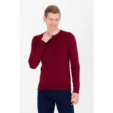 U.S. Polo Assn. Erkek Bordo Triko Kazak 50251887-VR014