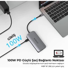 Omars Type-C To 3*usb 3.0 HDMI RJ45 HDMI Pd Micro Sd/sd VGA Çoklayıcı Adaptör