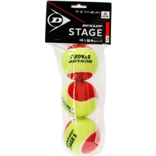 Dunlop Stage 3 Kırmızı 3 Lü Tenis Topu