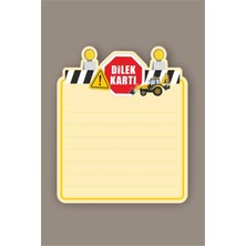 Neşeli Günlerim Iş Makinaları Dilek Kartı 20'li *doğum Günü