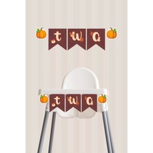 Neşeli Günlerim Orman Hayvanları Two Banner *kalın Kağıt