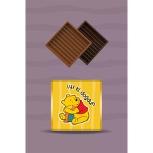 Neşeli Günlerim Winnie The Pooh Temalı Çikolata Sargısı 20'li