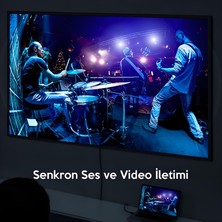 Omars Premium Sertifikalı 4K@60Hz 18GBPS HDMI 2.0b Kablo 2 Metre