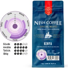 Nish Kahve Filtre Kahve Nish Özel Seri Kenya 1 Kg Çekirdek Kahve