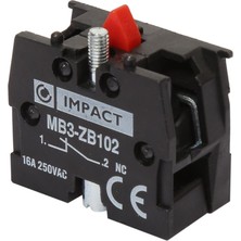 Impact D22 Kontak Blok NC MB3-ZB102