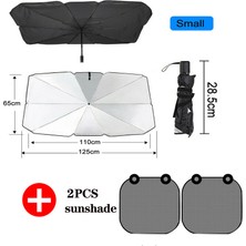 Hezhixing Araba Ön Cam Tente Iç Koruyucu Aksesuarları Parçaları Araba Şemsiye Şemsiye Ön Kapak Güneş Koruma Evrensel Ürün (Yurt Dışından)