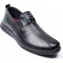 Marcomen 15288 Espadril Siyah Deri Erkek Günlük Ayakkabı10