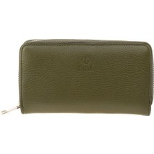 Bilik Deri  Yeşil Rölax Deri Kadın Cüzdan Bsh 128