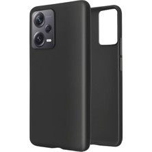 Microcase Xiaomi Redmi Note 12 Pro (Global) Matte Serisi Silikon Tpu Kılıf - Siyah AL3367