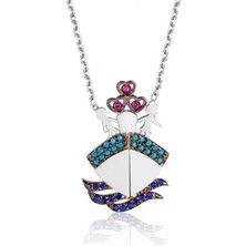 Stil Love Gümüş Titanik Kadın Kolye