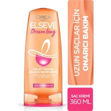 Elseve Dream Long Onarıcı Saç Bakım Kremi 360 ml 3'lü Set