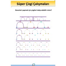 Okul Öncesi Süper Çizgi Çalışması Kitabı