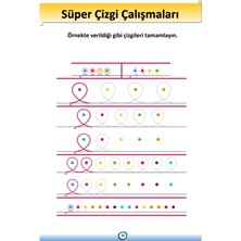 Okul Öncesi Süper Çizgi Çalışması Kitabı