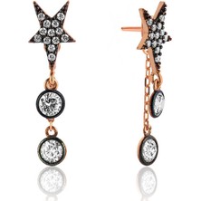 Stil Love ​Gümüş Kutup Yıldızı Küpe