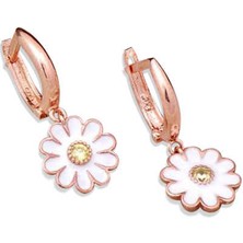 Stil Love Gümüş Papatya Küpe