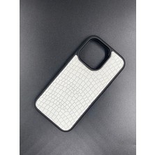 MAT DERİ Iphone Kılıf Desenli Hakiki Deri Tam Uyumlu Telefon Kılıfı
