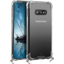 Hippi Galaxy S10 Uyumlu Şeffaf Askılı Kılıf