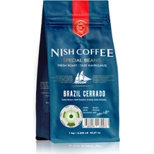 Nish Kahve Filtre Kahve Nish Brazil 1 kg Çekirdek