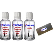 Replax Toyota Land Cruiser 070 Inci Beyaz 2 Kat(2 Şişe) Rötuş Boyası+Vernik+Rötüş Çeliği