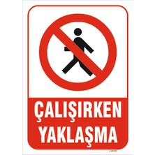 Vizyon Trafik Çalİşırken Yaklaşma Levhası