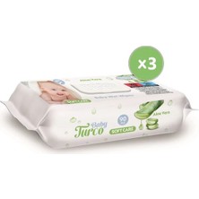 Baby Turco Softcare Aloe Vera Islak Bebek Havlusu 3 x 90 Yaprak