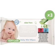 Baby Turco Softcare Aloe Vera Islak Bebek Havlusu 3 x 90 Yaprak