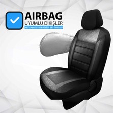 Nice Shop Seat Ibiza Uyumlu Koltuk Kılıfı Samma - Siyah