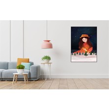 PixArt Agac Diken Kadin 40 x 60 Elmas Mozaik Tablo