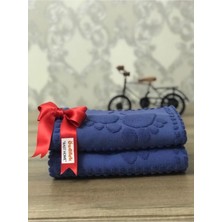 Özdilek Banyo Ayak Havlusu 2'li (Koyu Mavi)