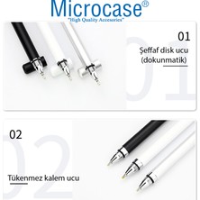 Microcase Universal Telefon Tablet iPad 2in1 Disk Uçlu Stylus Pen Dokunmatik Kalem - AL3463