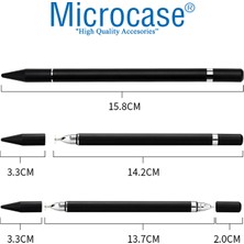 Microcase Universal Telefon Tablet iPad 2in1 Disk Uçlu Stylus Pen Dokunmatik Kalem - AL3462