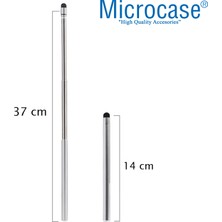 Microcase Universal Telefon Tablet iPad Teleskopik Akıllı Tahta Sunum Kalemi 37 cm - AL3459 Gümüş