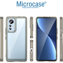 Microcase Xiaomi 12 Lite Shield Serisi Darbeye Dayanıklı Yarı Esnek Plastik Tpu Kılıf AL8100