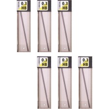 Tombow 0.3 Kalem Ucu Hb 60 mm 6 Paket 0,3 Min Kalem Uç Teknik Kalem Yedeği Mono Tombow Hb 60 mm 6 Paket