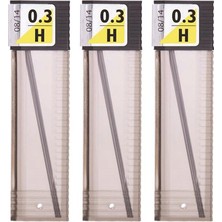 Tombow 0.3 Kalem Ucu H 60 mm 3 Paket 0,3 Min Kalem Uç Teknik Kalem Yedeği Mono Tombow H 60 mm 3 Paket