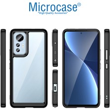 Microcase Xiaomi 12T - 12T Pro Shield Serisi Darbeye Dayanıklı Yarı Esnek Plastik Tpu Kılıf - AL8100