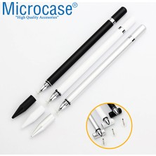 Microcase Universal Telefon Tablet iPad 2in1 Disk Uçlu Stylus Pen Dokunmatik Kalem - AL3462