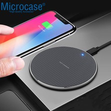 Microcase Universal 10W Wireless Kablosuz Hızlı Şarj Pedi Fast Wireless Charger Pad - AL3542