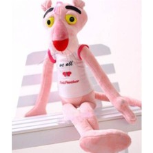 Toprock Store Pembe Panter Tişörtlü 50 cm Peluş Pembe Panther Oyuncak Pembe Panter Peluş Oyuncak 50 cm