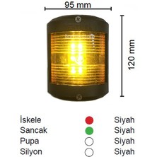 Goldsea SL25 Tekne Yekleme Feneri 135 Seyir Feneri 12-24V LED Sealux 95X120MM