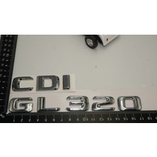 Dk Benz Gl 320 Cdi Bagaj Krom Metal 3m 3D Yazı Logo