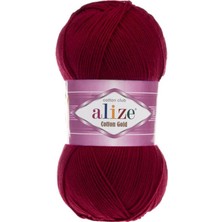 Alize Cotton Gold Renkli 100 gr Klasik Pamuk ve Akrilik Malzeme Özellikli İplik