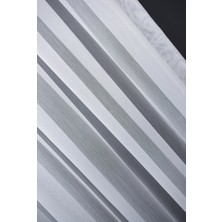 Evdepo Home Taç Bambu Ekru Ekstraforlu Pilesiz Tül Perde Tek Kanat - Ekru 100 x 200 cm