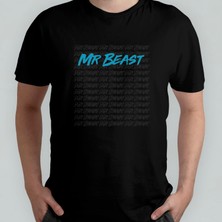Pixxa Mr. Beast %100 Pamuklu Bisiklet Yaka T-Shirt Model - 12