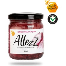 %100 Doğal Kırmızı Soğan Turşusu Paketi 6 x 210 gr